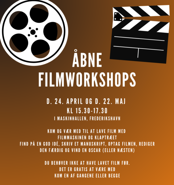 Poster om åbne filmworkshops